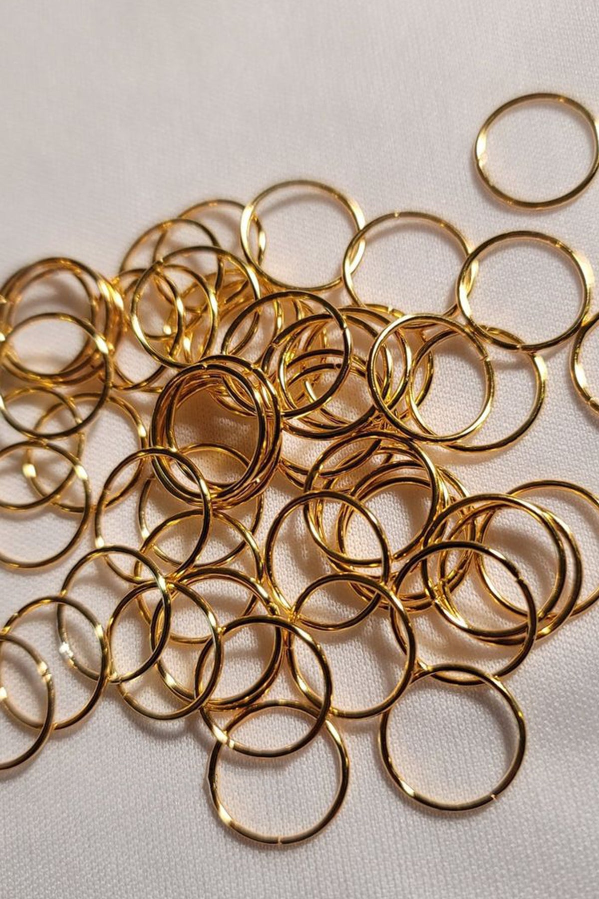 Gold Halka Saç Tokası 20 Adet