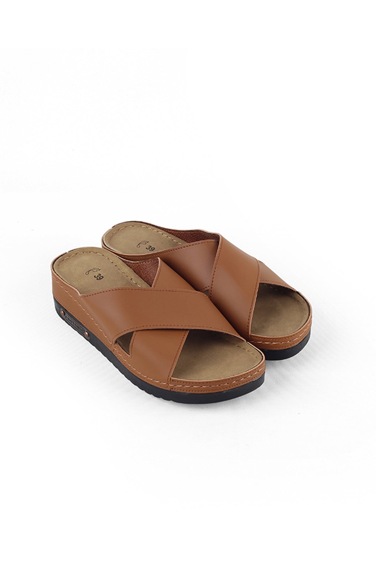 Kadın Ortopedik Çapraz Bant Taba Terlik