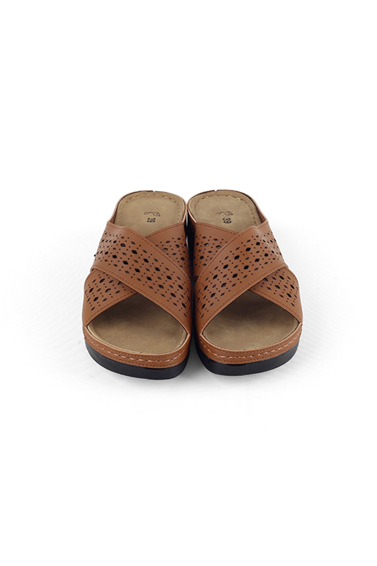 Kadın Ortopedik Çapraz Bant Taba Terlik