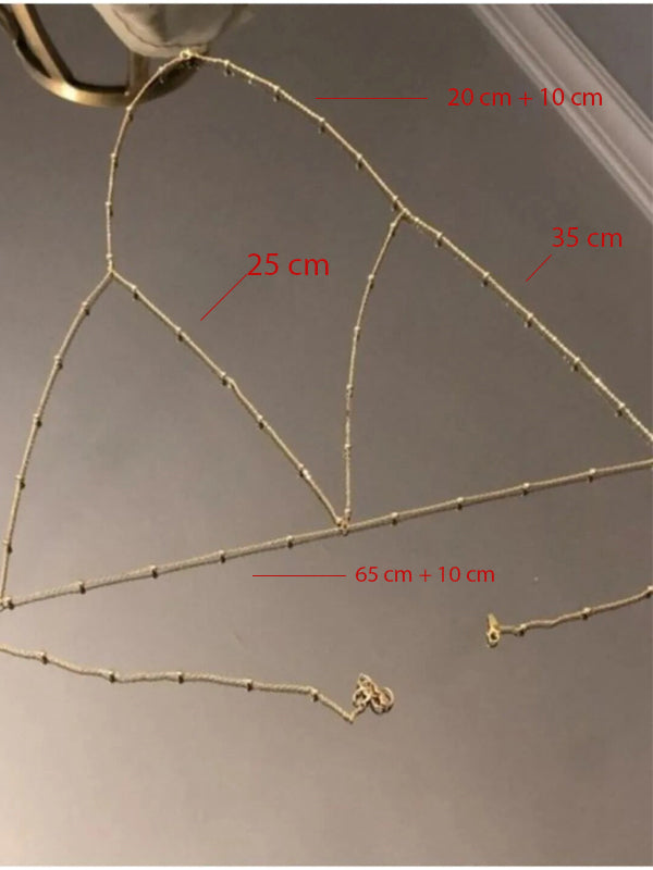 Gold Toplu Vücut Zinciri