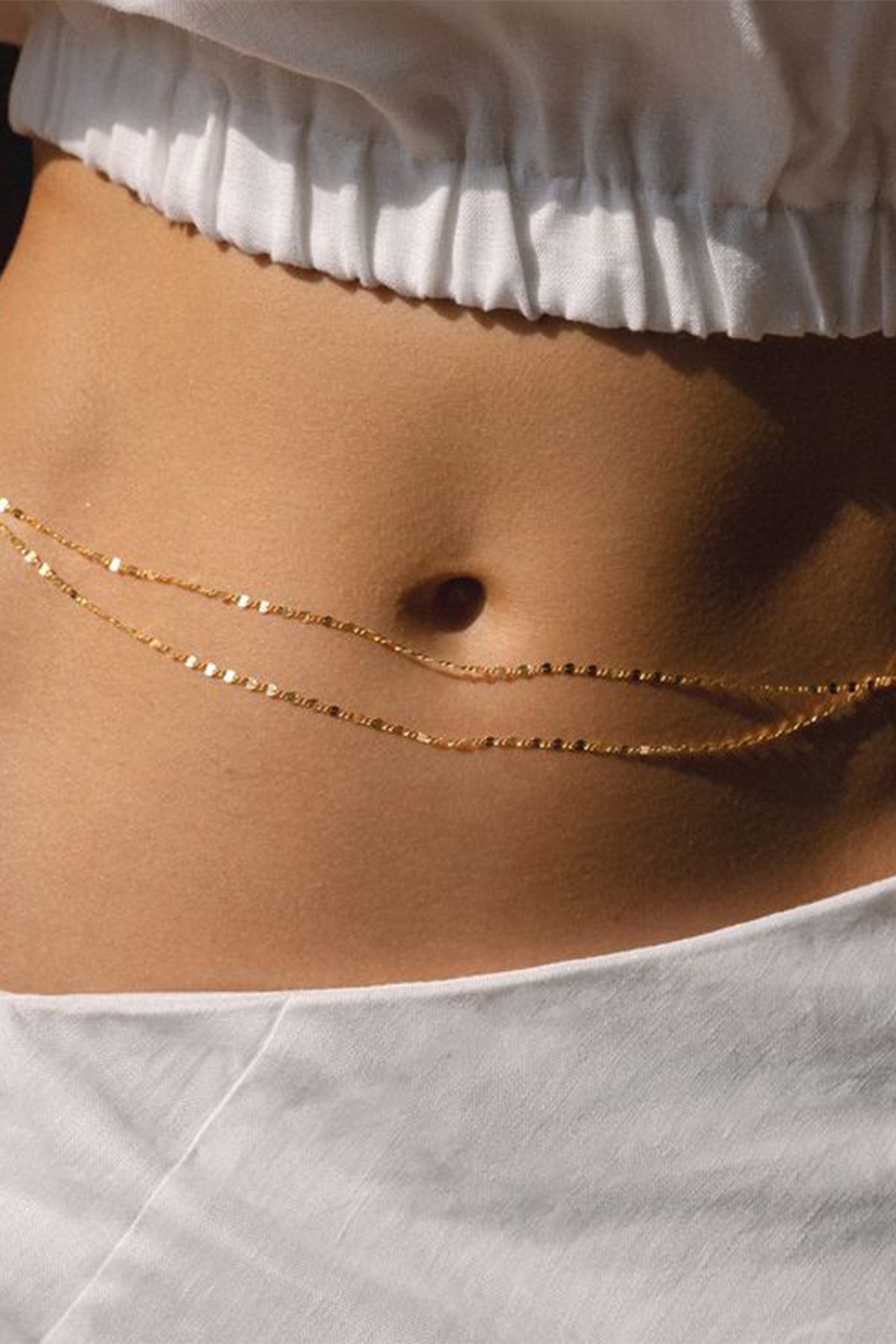 Gold 2li Bel Zinciri