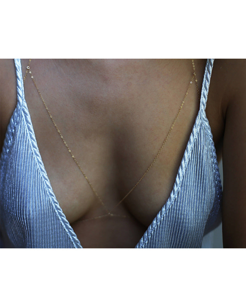 Gold İnce Vücut Zinciri