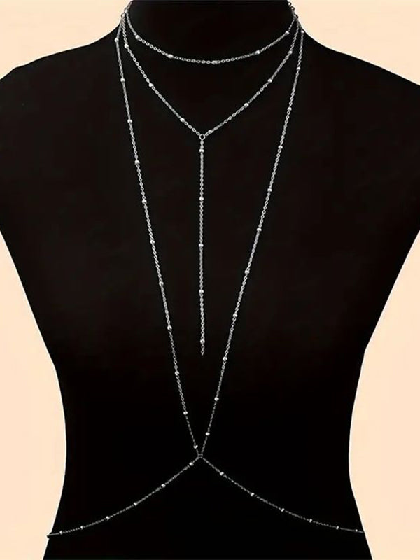 Gümüş Toplu Vücut Zinciri
