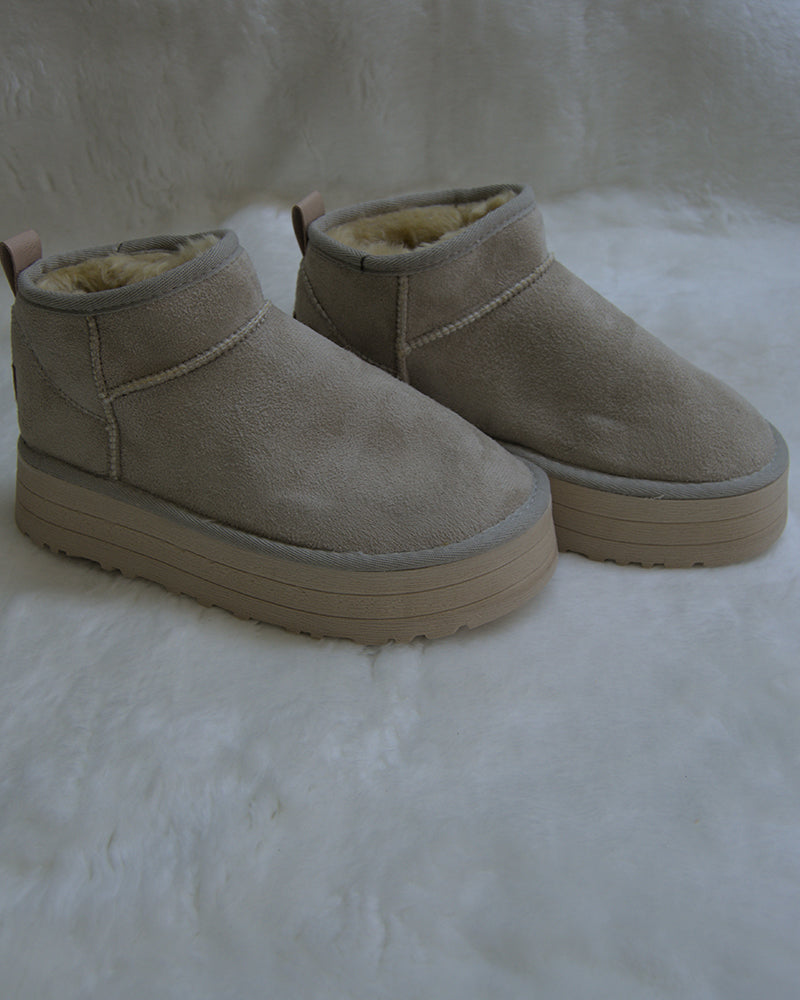 Kadın Bej Yüksek Bot