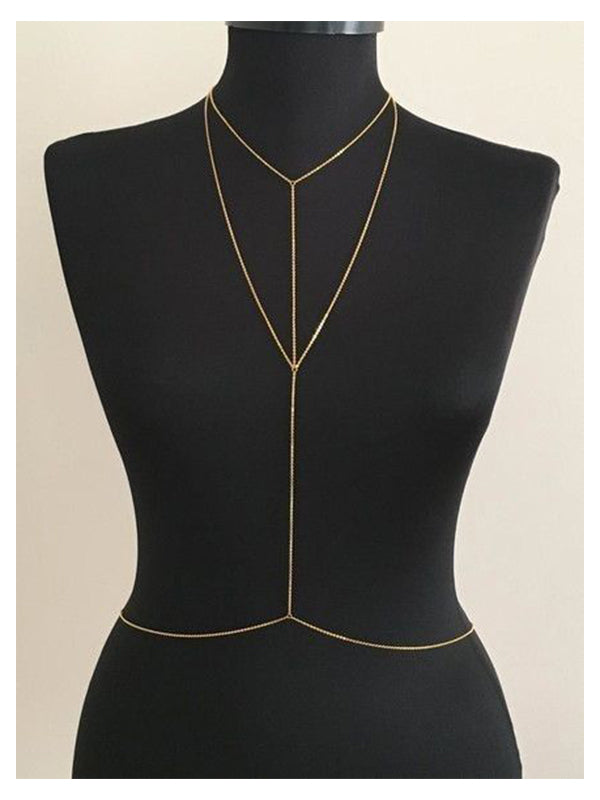 Gold İnce Vücut Zinciri
