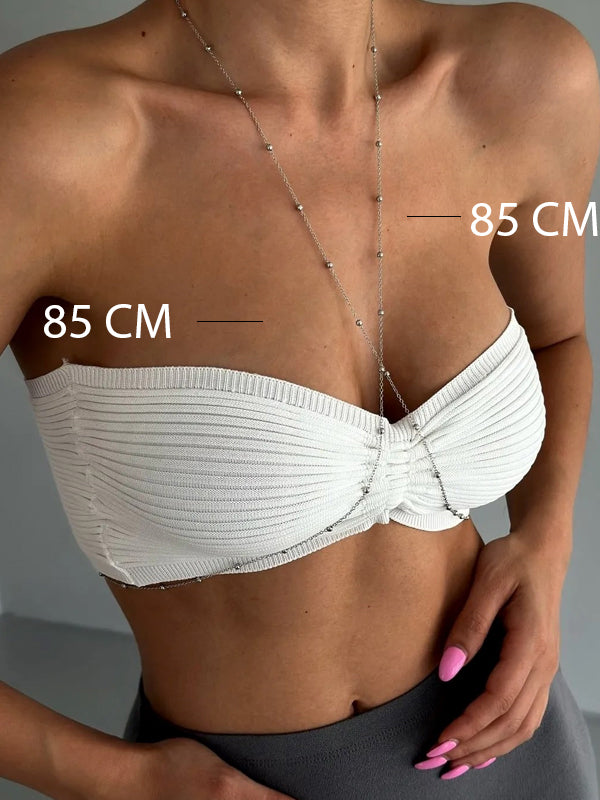 Gümüş Toplu Vücut Zinciri