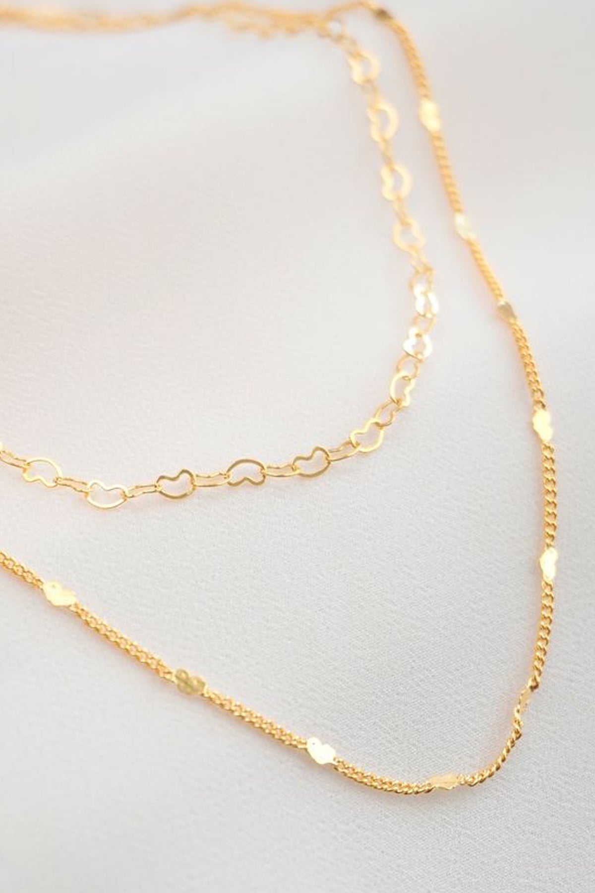 Kadın 2li Zincir Kolye