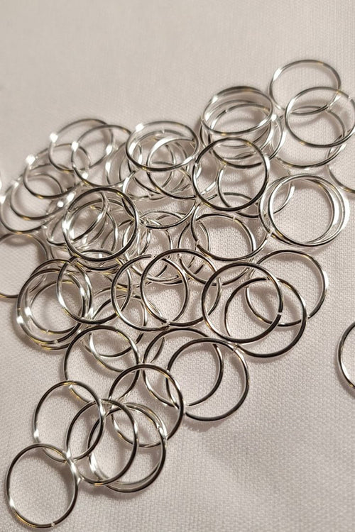 Gümüş Halka Saç Tokası 20 Adet