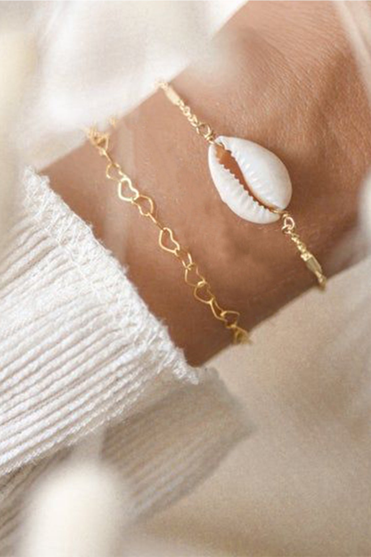 Kadın İkili Zincir Bileklik