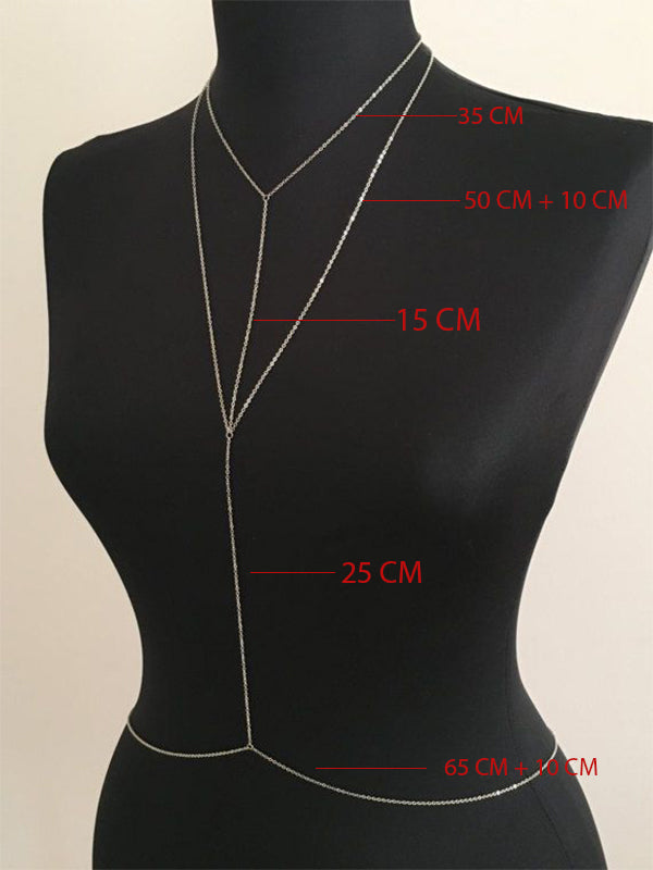 Gümüş İnce Bel Zinciri