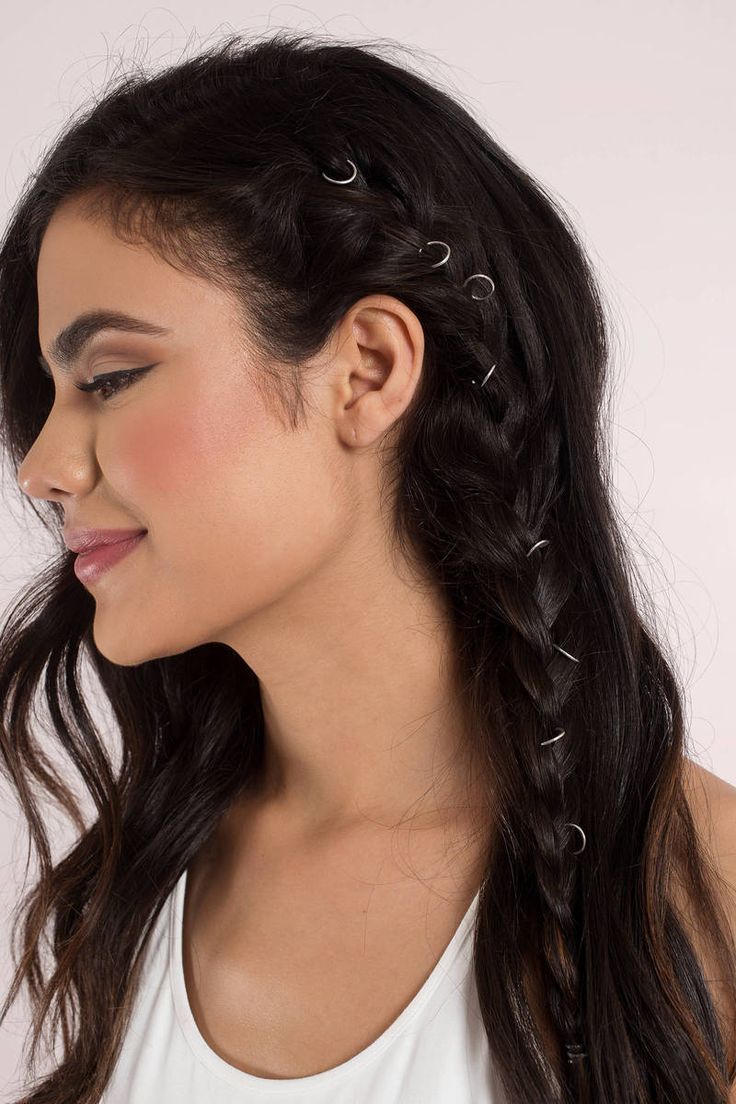 Gümüş Halka Saç Tokası 20 Adet