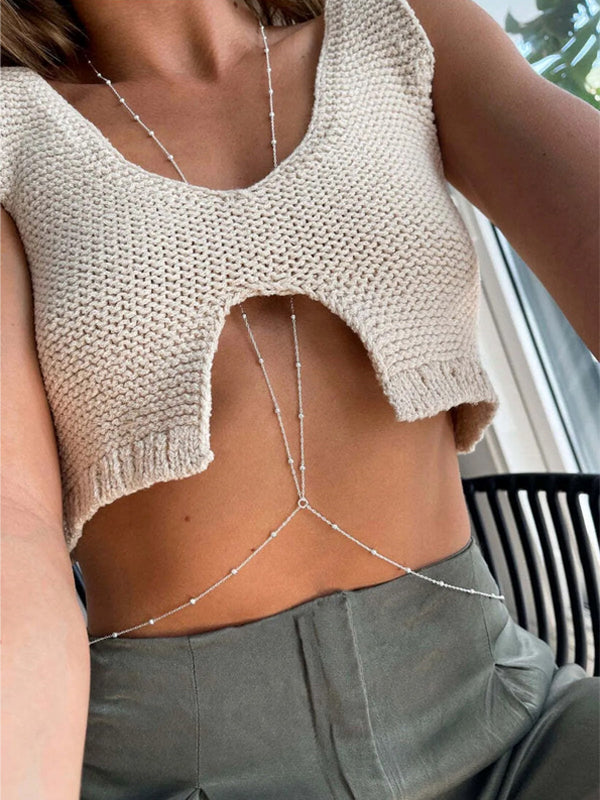 Gümüş Toplu Vücut Zinciri