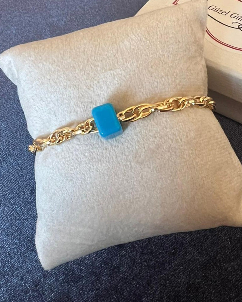 Kadın Mavi Boncuk Bileklik