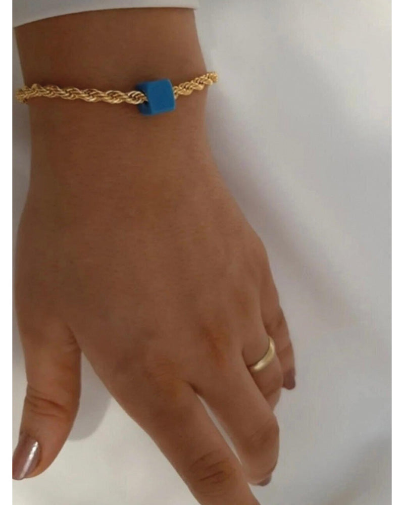 Kadın Mavi Boncuk Bileklik