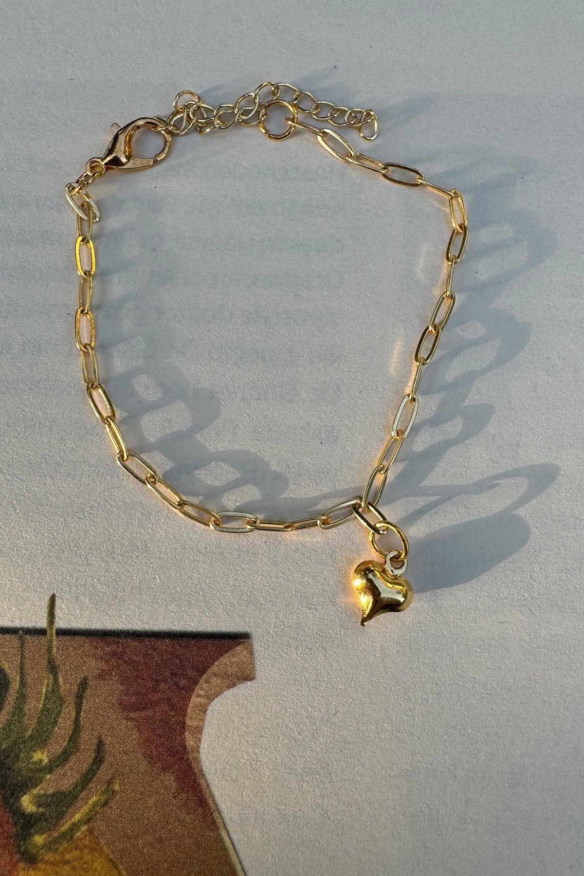 Kadın Zarif Kalp Bileklik