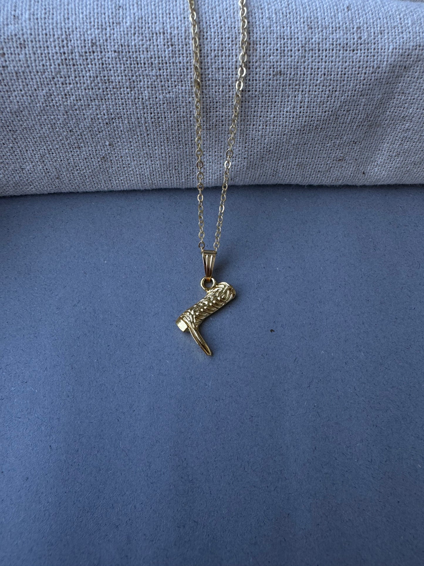 Çizme Gold Kolye