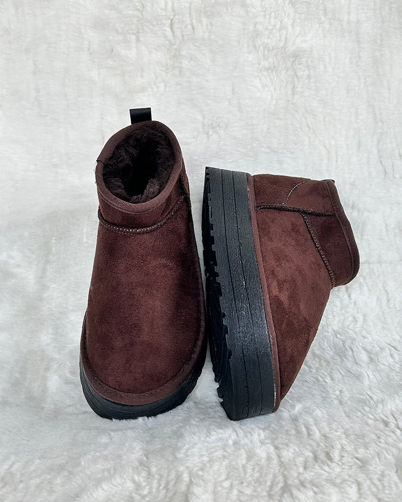 Kadın Kahve Yüksek Bot