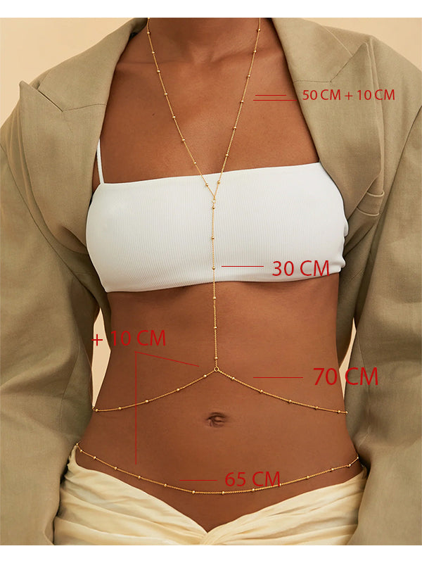 Gold Toplu Vücut Zinciri