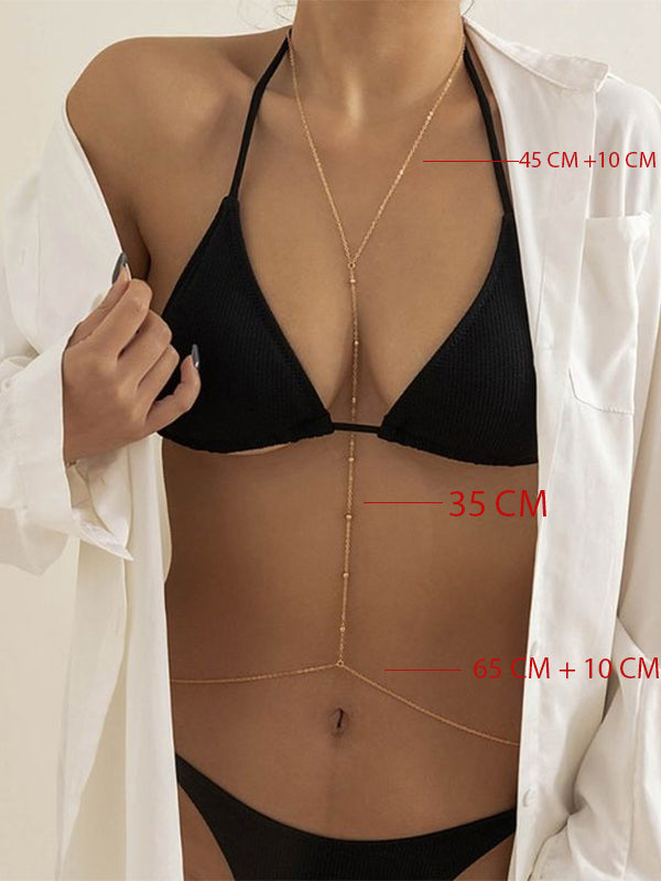 Gold İnce Vücut Zinciri